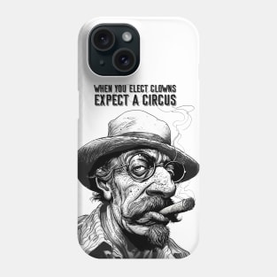 Puff Sumo: When You Elect Clowns Expect a Circus Phone Case