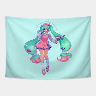 paintbrush miku Tapestry