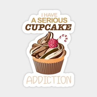 I Love Sweet Dessert Cupcake Magnet