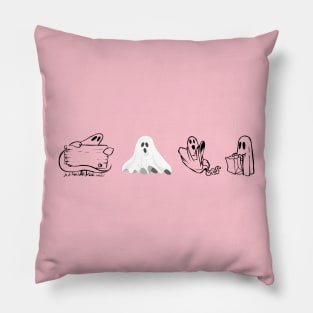 haunted night Pillow