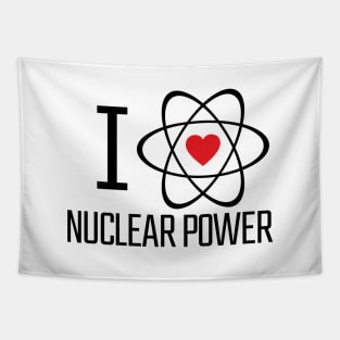 I Love Nuclear Power | Nuclear Energy, Heart, Atom, Climate Tapestry