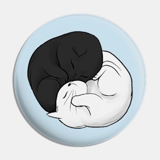 Cit Cat (Yinyang cute Cats) Pin