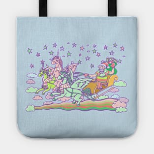 Santa's Fabulous Christmas Ride Tote