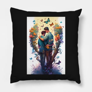 Lush Garden Romance Pillow