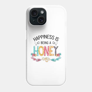 Happiness Is Being A Honey Wildflowers Valentines Mothers Day Phone Case