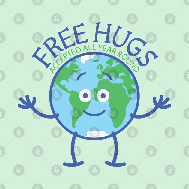 Planet Earth accept free hugs all year round by zooco