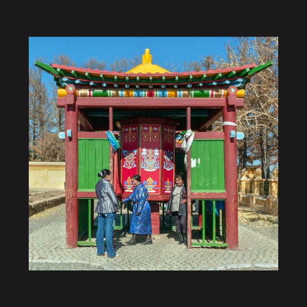 Pray Wheel, Gandan Monastery, Ulaanbataar, Mongolia. by bulljup