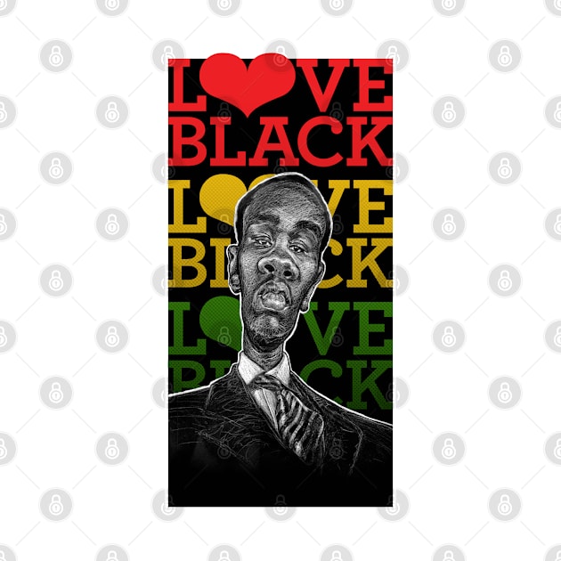 Love BLACK - Dutchman Rasta Drip by trenoops