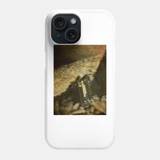 Old Print Photo - Cafe on the cliff Phone Case