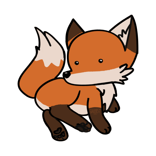 Cute Red Fox Chibi by JunkSprout