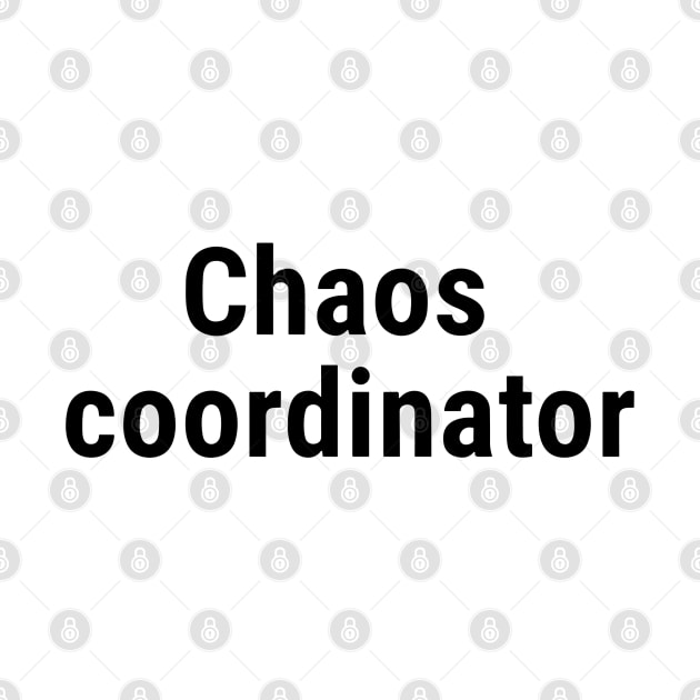 Chaos coordinator by sapphire seaside studio
