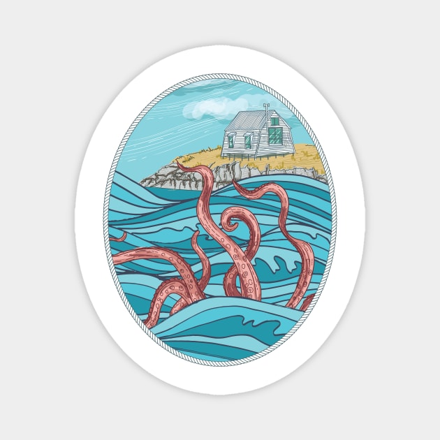 Beneath the Waves Magnet by SWON Design