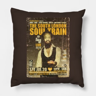 POSTER TOUR - SOUL TRAIN THE SOUTH LONDON 88 Pillow