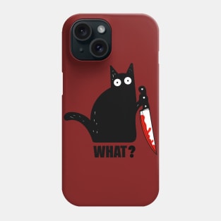 Spooky Lockdown Cat Phone Case