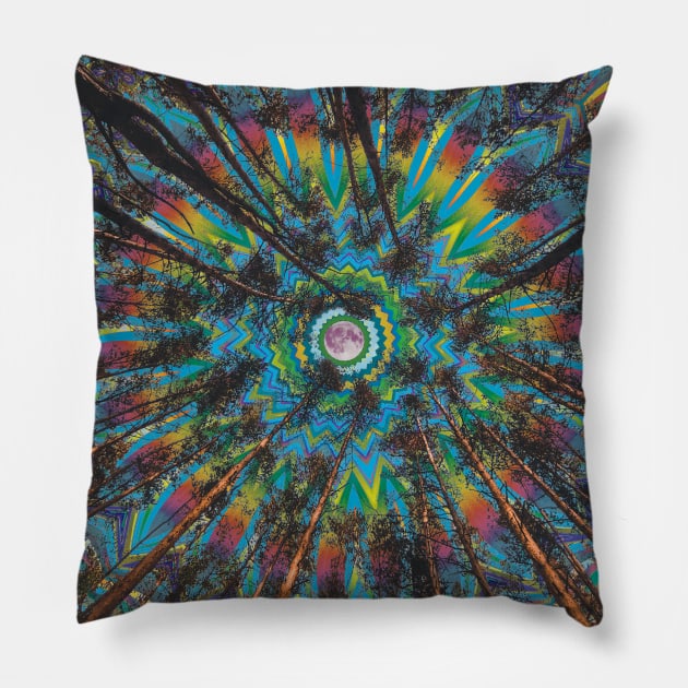 Mind Trees Pillow by Cajuca