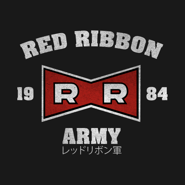 Red Ribbon Army Dragon Ball TShirt TeePublic