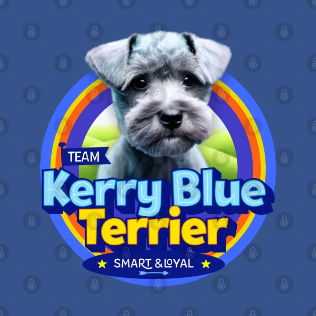 Kerry Blue Terrier by Puppy & cute