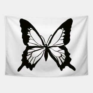 Black Butterfly Tapestry