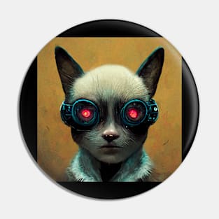 Cyberpunk Sphynx Pin