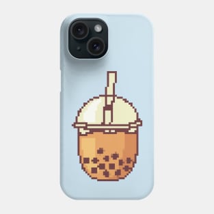 Bubble Tea Pixel Art Phone Case