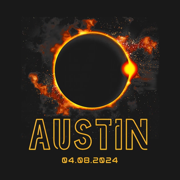 Austin Texas Total Solar Eclipse 2024 April 8Th by SanJKaka