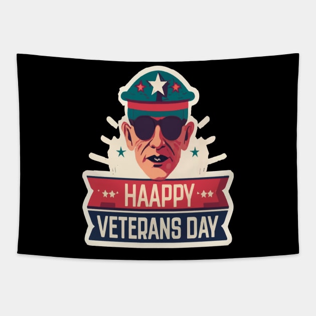 Happy Veterans Day Tapestry by ArtfulDesign