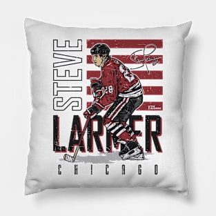 Steve Larmer Chicago Homage Pillow