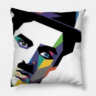 The legend Charlie Chaplin Pillow