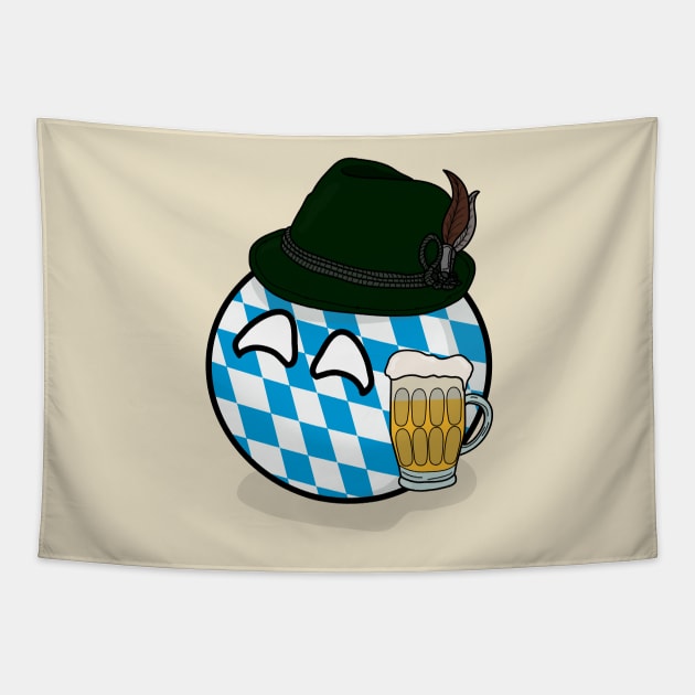 Polandball - Bavaria Tapestry by DigitalCleo