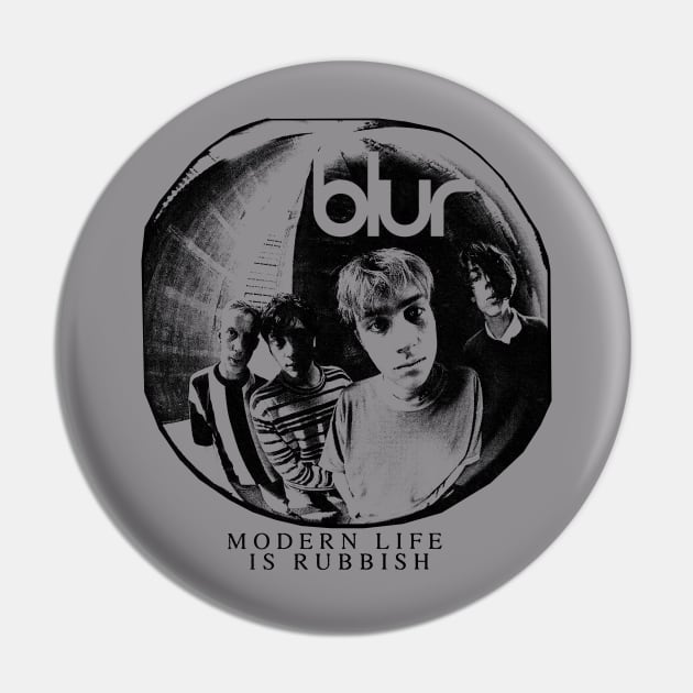 80s 90s Blur Band Pin by HARDER.CO