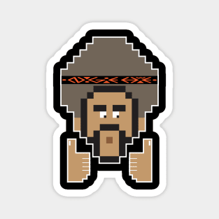 8 Bit Afro Magnet