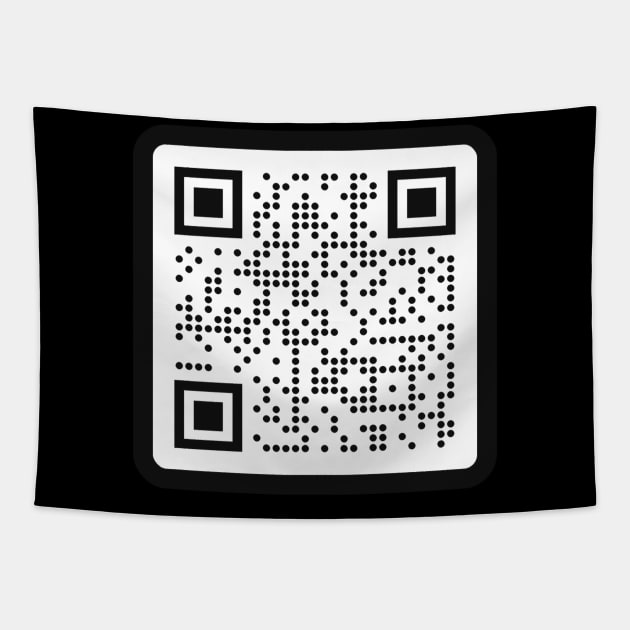 Journey - Don't Stop Believin' QR Code Design. Journey Song Tapestry by CosmicScare10