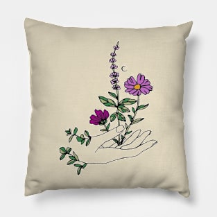 healing flower Pillow