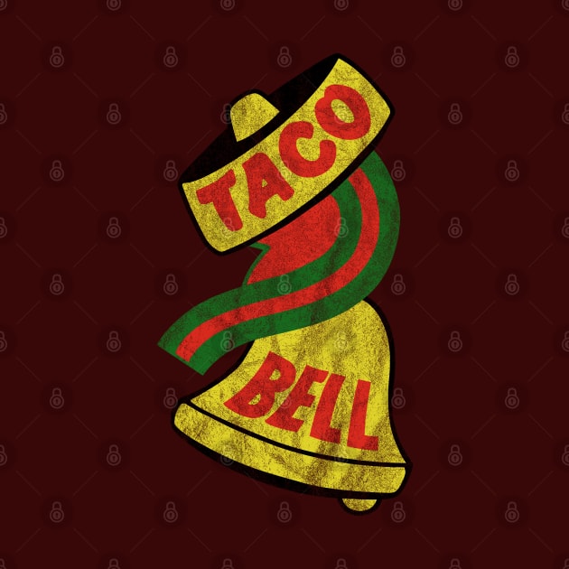 Taco Bell Vintage Logo - Distressed by offsetvinylfilm