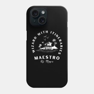 Wizard With Itineraries Maestro of Maps Phone Case