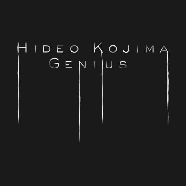 Hideo Kojima Genius by MaxGraphic