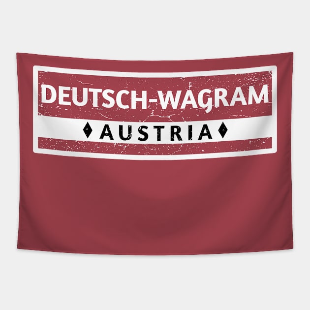 Deutsch-Wagram Austria Vintage Tapestry by urban-wild-prints