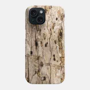 Termite Wooden Surface Phone Case