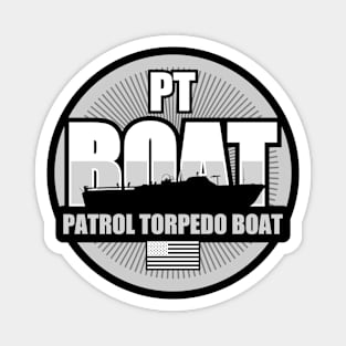 PT Boat (Small logo) Magnet