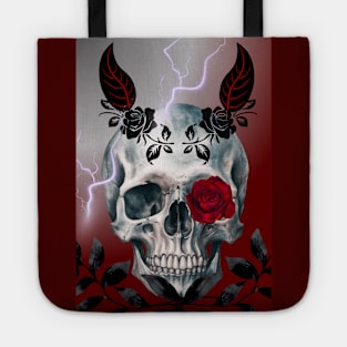 Black magic Skull Tote