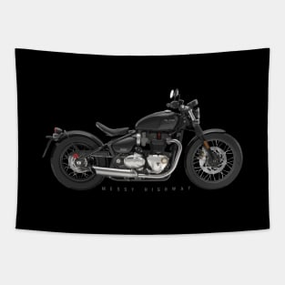 Triumph Bonneville Bobber 17 black, sn Tapestry