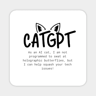CatGPT Cute Magnet