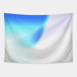 BLUE WHITE ABSTRACT TEXTURE ART Tapestry