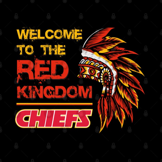 Welcome to the Red Kingdom - Kansas City Chiefs - Patrick Mahomes by fineaswine