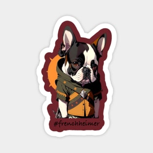 Sweet Frenchie Warrior Magnet