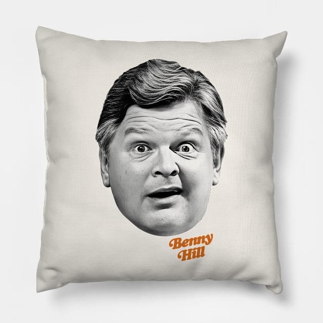 Benny Hill Retro Fan Art Pillow by unknown_pleasures