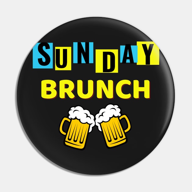 Sunday Brunch Drinking / Sunday Brunch Drinking Funny Pin by Famgift