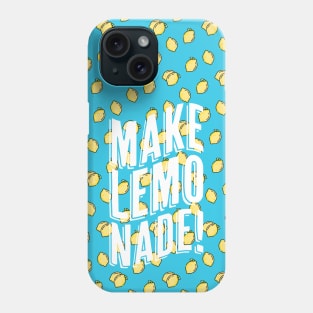 Make Lemonade Lemon Pattern Phone Case