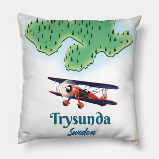 Trysunda Sweden map Pillow