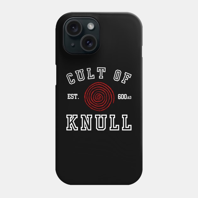 Cult Of Knull (white) Phone Case by iSymbiote